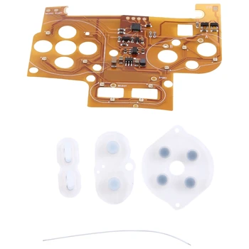 Для GBC Комплект светодиодной подсветки кнопки для Gameboy Цветная светодиодная лента Доска DIY Наборы для изменения цвета подсветки кнопки