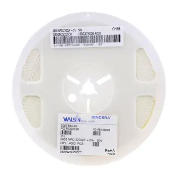 WALSINWalsinSMD Многослойный Керамический Чип-конденсатор 1210 10 мкФ 25 В 10% X7R 1210B106K250CT